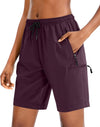 Women's Hiking Cargo Shorts — Quick-Dry Lightweight Shorts with 4 Zipper Pockets in 5", 7" & 9" Inseams