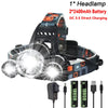 1000 Lumen USB Rechargeable Headlamp – IPX4 Waterproof with 4 Lighting Modes for Camping & Hiking