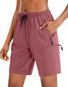 Women's Hiking Cargo Shorts — Quick-Dry Lightweight Shorts with 4 Zipper Pockets in 5", 7" & 9" Inseams