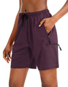 Women's Hiking Cargo Shorts — Quick-Dry Lightweight Shorts with 4 Zipper Pockets in 5", 7" & 9" Inseams