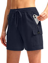 Women's Hiking Cargo Shorts — Quick-Dry Lightweight Shorts with 4 Zipper Pockets in 5", 7" & 9" Inseams