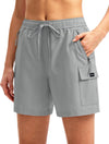 Women's Hiking Cargo Shorts — Quick-Dry Lightweight Shorts with 4 Zipper Pockets in 5", 7" & 9" Inseams
