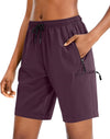 Women's Hiking Cargo Shorts — Quick-Dry Lightweight Shorts with 4 Zipper Pockets in 5", 7" & 9" Inseams