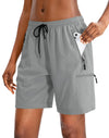 Women's Hiking Cargo Shorts — Quick-Dry Lightweight Shorts with 4 Zipper Pockets in 5", 7" & 9" Inseams