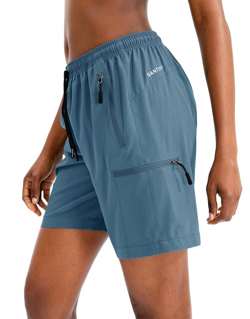 Women's Hiking Cargo Shorts — Quick-Dry Lightweight Shorts with 4 Zipper Pockets in 5", 7" & 9" Inseams