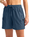 Women's Hiking Cargo Shorts — Quick-Dry Lightweight Shorts with 4 Zipper Pockets in 5", 7" & 9" Inseams
