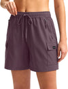 Women's Hiking Cargo Shorts — Quick-Dry Lightweight Shorts with 4 Zipper Pockets in 5", 7" & 9" Inseams