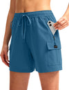 Women's Hiking Cargo Shorts — Quick-Dry Lightweight Shorts with 4 Zipper Pockets in 5", 7" & 9" Inseams