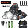 1000 Lumen USB Rechargeable Headlamp – IPX4 Waterproof with 4 Lighting Modes for Camping & Hiking