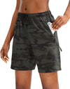 Women's Hiking Cargo Shorts — Quick-Dry Lightweight Shorts with 4 Zipper Pockets in 5", 7" & 9" Inseams