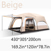 4-Season Family Camping Tent — 3–12 Person, Double Layer, 2-Room Waterproof Shelter