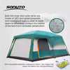 4-Season Family Camping Tent — 3–12 Person, Double Layer, 2-Room Waterproof Shelter