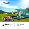 4-Season Family Camping Tent — 3–12 Person, Double Layer, 2-Room Waterproof Shelter