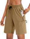 Women's Hiking Cargo Shorts — Quick-Dry Lightweight Shorts with 4 Zipper Pockets in 5", 7" & 9" Inseams