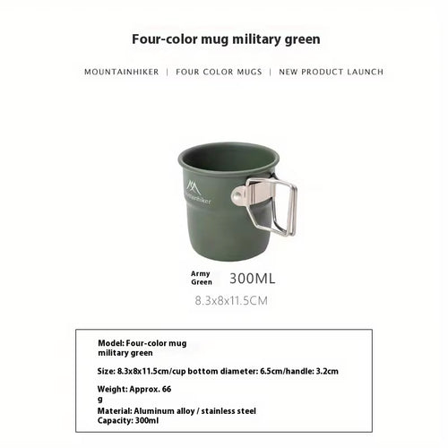 Camping Cups Aluminum Cups Travel Cutlery Picnic Utensils Outdoor Gear Travel Cooking Sets Cookware Hiking