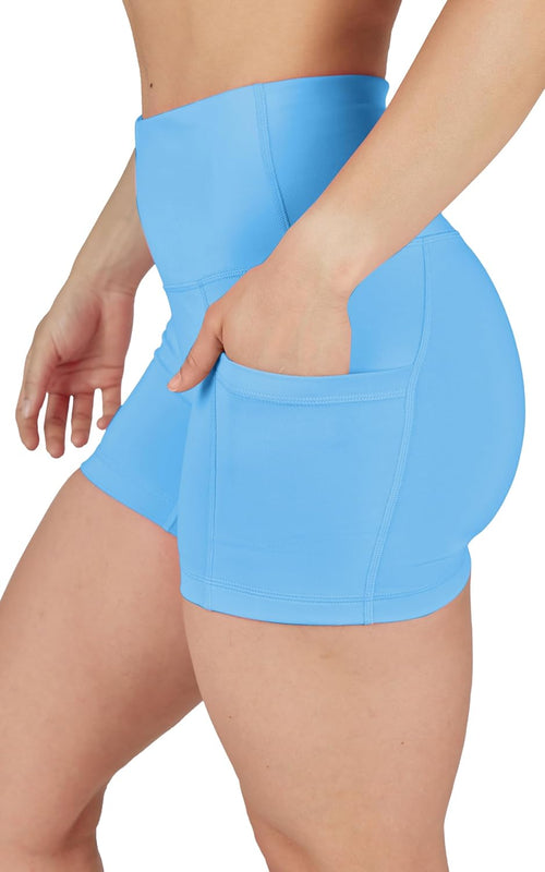 Women's High Waisted Biker Shorts — Spandex Workout Shorts in 3.5", 5", 7" & 9" Inseams