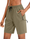Women's Hiking Cargo Shorts — Quick-Dry Lightweight Shorts with 4 Zipper Pockets in 5", 7" & 9" Inseams