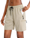 Women's Hiking Cargo Shorts — Quick-Dry Lightweight Shorts with 4 Zipper Pockets in 5", 7" & 9" Inseams