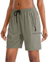 Women's Hiking Cargo Shorts — Quick-Dry Lightweight Shorts with 4 Zipper Pockets in 5", 7" & 9" Inseams
