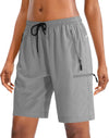 Women's Hiking Cargo Shorts — Quick-Dry Lightweight Shorts with 4 Zipper Pockets in 5", 7" & 9" Inseams