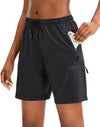 Women's Hiking Cargo Shorts — Quick-Dry Lightweight Shorts with 4 Zipper Pockets in 5", 7" & 9" Inseams